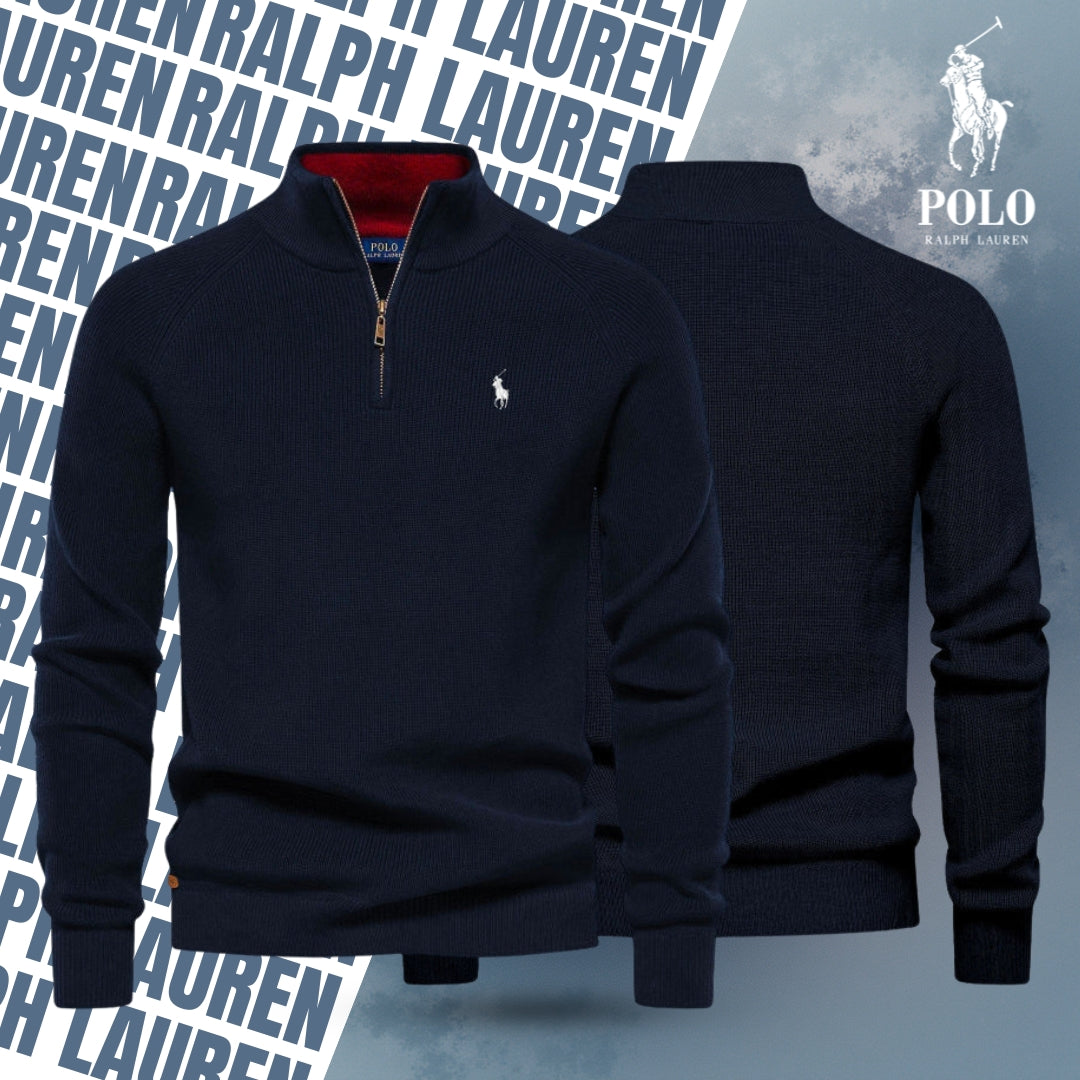 RL Zipped Collar Sweater